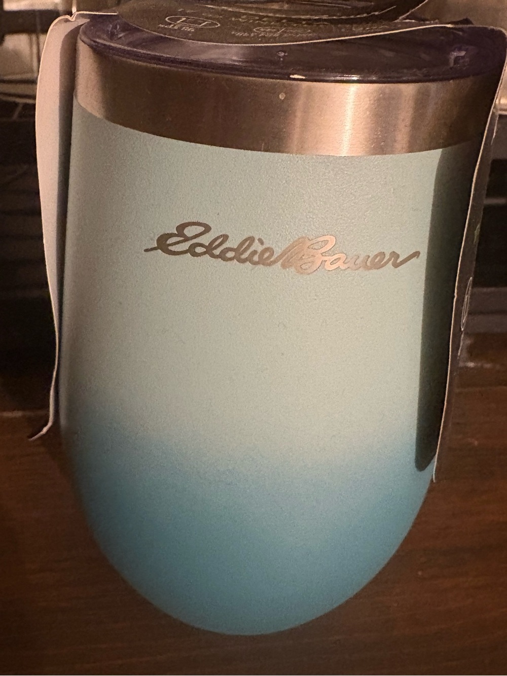 Eddie Bauer Gradient Light Blue to Teal Insulated Tumbler